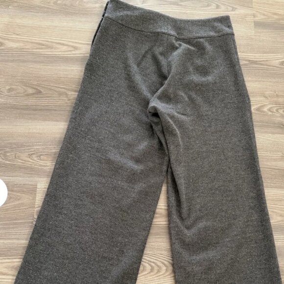 COS Wool Cotton Wide Leg Gray Tweed Pants Eur M - Picture 6 of 10